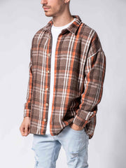 Brown Flannel Shirt
