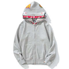 BAPE Shark Zipper Double Hoodie