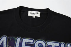 Washed Distressed Rhinestone Tee