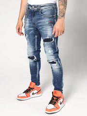 NODP Patch Blue Denim Jeans