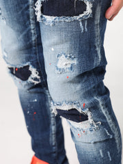 NODP Patch Blue Denim Jeans