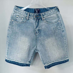 Rhinestones Denim Shorts