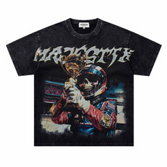 Skull Trophy Rhinestone Tee