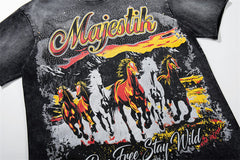 Galloping Horse Rhinestone Tee