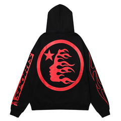 Hellstar Sports Future Flame Hoodie Black