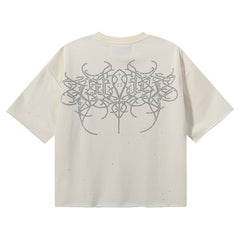 Rock F-Terry Cropped Tee