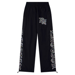 Colored Rhinestones Pants