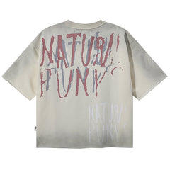 Natural Punks Rhinestone Cropped Tee