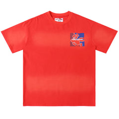 Letter Pattern T-shirt #V2915