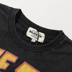 Treet Artist Garment Dyed Print Crop Tee