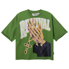 Revival Rhinestone Cropped Tee