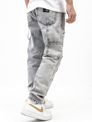Distressed Grey Jeans