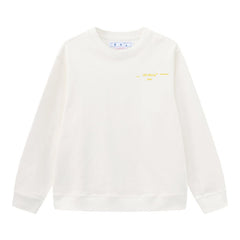 Off White Arrow Pattern Printed Sweatshirts