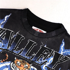 Lightning Tiger Pattern T-shirt #V2923