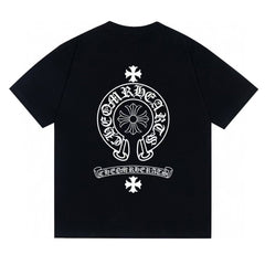 CH Patterned Cotton T-shirt