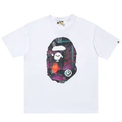 BAPE Neon Tokyo Big Ape Head Tee