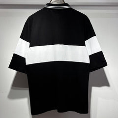 Letter Print Collar Shirt