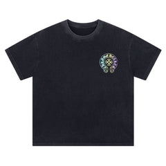 CH Washed Distressed Cotton T-shirt