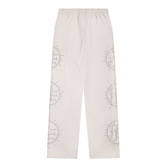 Rhinestone-Emblazoned Logo Pants