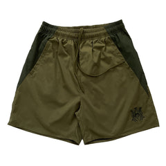 Letter Pattern Silk Shorts