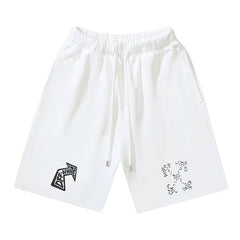 Letter Pattern Shorts