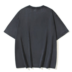 Washed Letter T-shirt