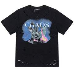 AMIRI CHAOS GRAPHIC PRINT T-SHIRT