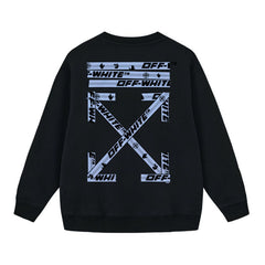 Off White Arrow Pattern Printed Sweatshirts