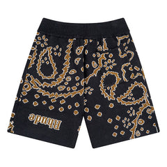 RHUDE Alphabet cashew jacquard jersey shorts