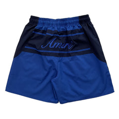 Letter Pattern Silk Shorts