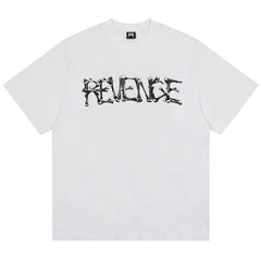 REVENGE Black Skull Head T-Shirts