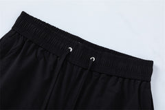 Letter Print Shorts