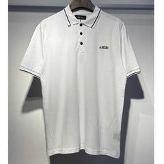 Letter Embroidered Collar Shirt