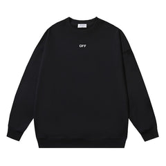Off White Logo Pattern Printed Sweatshirts