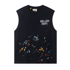 Letter Print Sleeveless T-shirt Vest #GA-B15
