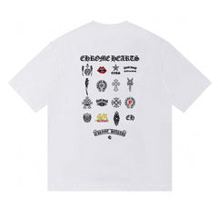 CH Patterned Cotton T-shirt