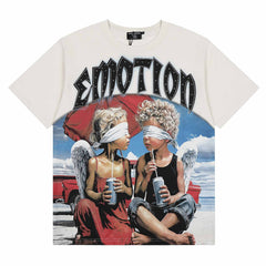 Angel Letter Pattern T-shirt