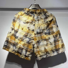 Letter Embroidery Shorts