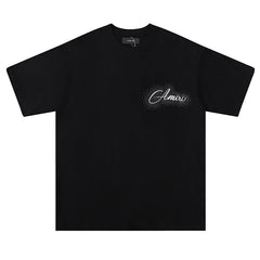 Rhinestone Letter T-shirt