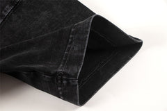 CH Patterned Washed Distressed T-shirt