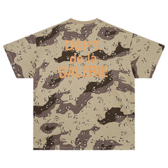 Camouflage Letter T-shirt