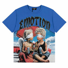 Angel Letter Pattern T-shirt