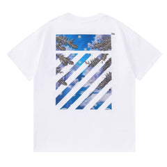 Snowflake Pattern T-shirt