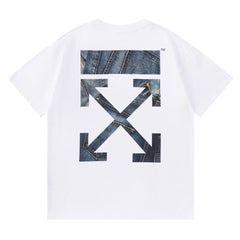 Denim Pattern T-shirt