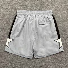 Five-Pointed Star Letter Embroidery Shorts