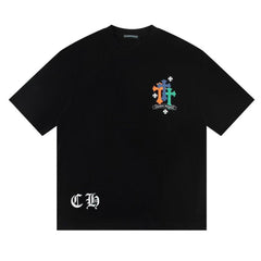CH Patterned Cotton T-shirt