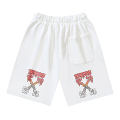 Letter Pattern Shorts