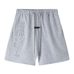 Essentials Embossed Letter Shorts