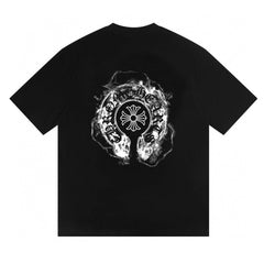 CH Patterned Cotton T-shirt