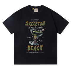 Skull Pattern Casual T-shirt #G568